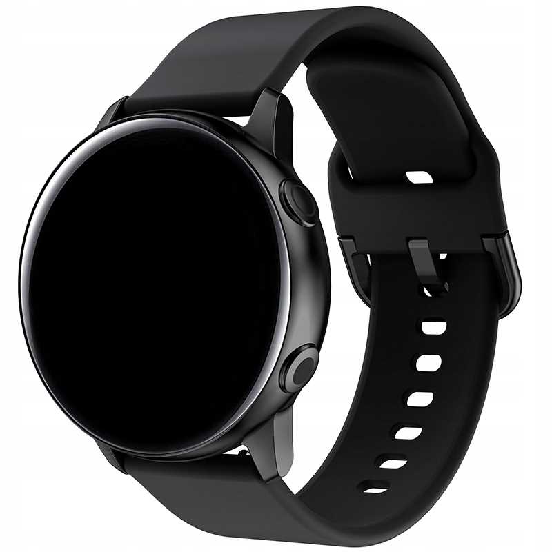 Sc Silicone Band 20Mm Black