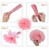 9pcs 8 10 Tissue Paper Pom Poms Ball Wedding Birthday Party Baby Decor Room