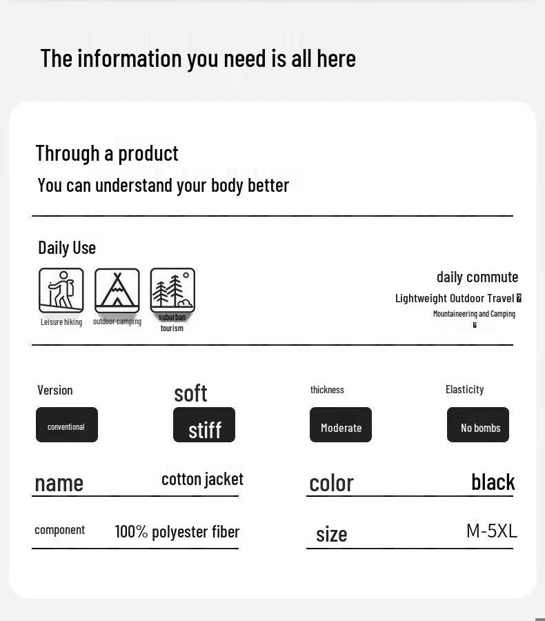 JEEP SPIRIT Men's Winter Hooded Padded Jacket