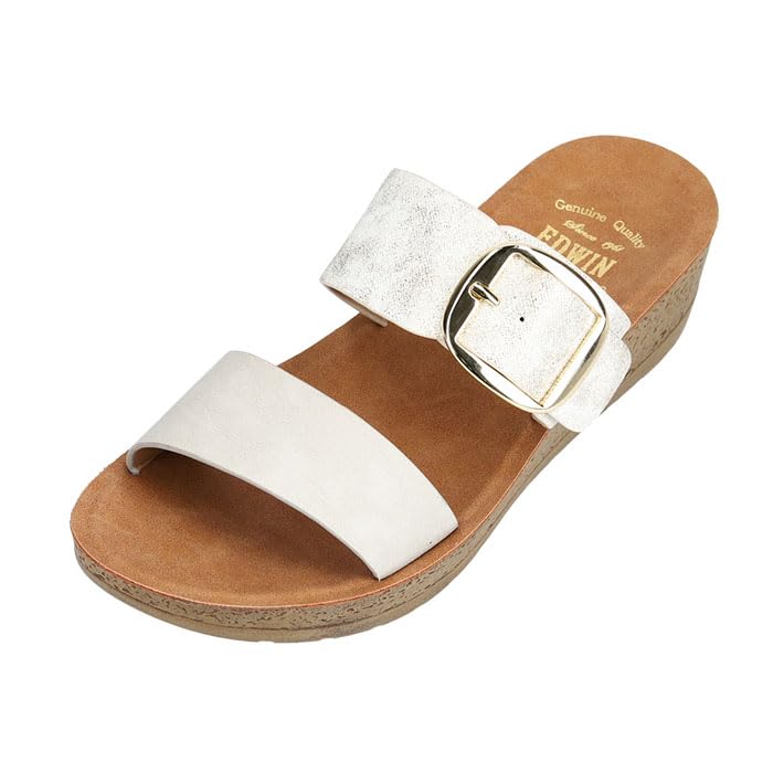 Edwin Outdoor White Size cm Women's Sandals, (002), 22.0