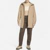 Nike Logo Woven Parka Jacket Women Jackets Brown DM6246-200