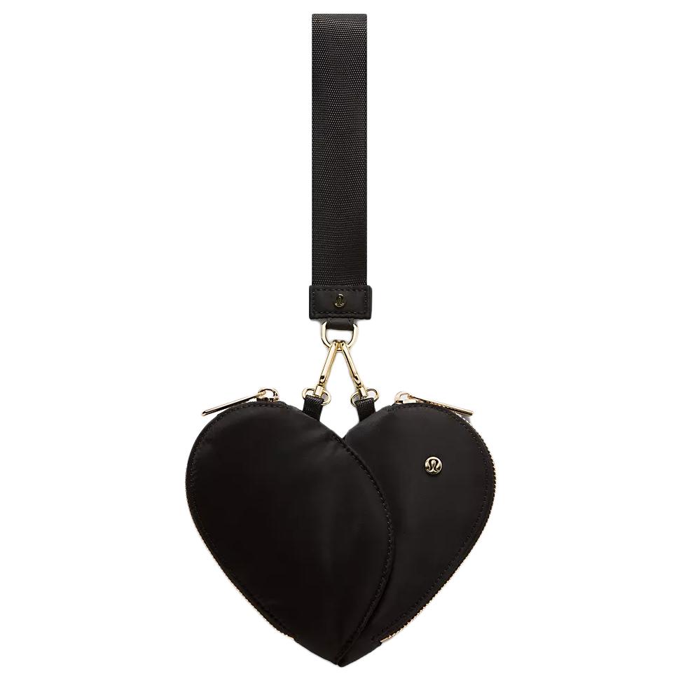 

Lululemon Fashionable Versatile Nylon Heart-Shaped Tote Bag Women bags Black LW9FTSS-073321 Black
