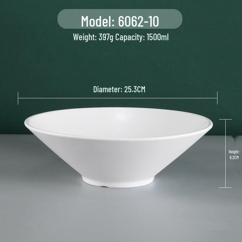 Melamine Imitation Porcelain Ramen Bowl - 5 Pack