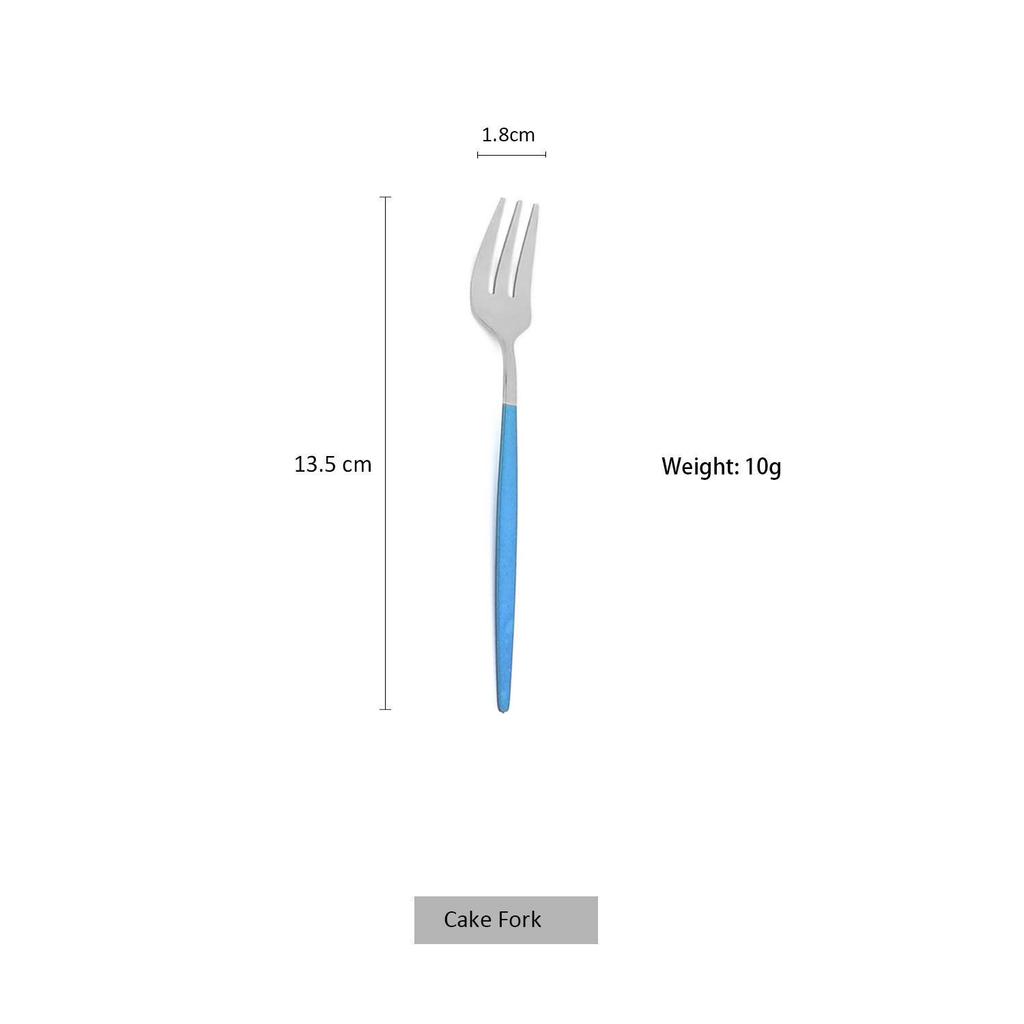 Blue Cutlery Set 18/0 Stainless Steel Gold Dinnerware Set Silverware Flatware Set Dinner Knife Fork Spoon Dropshipping