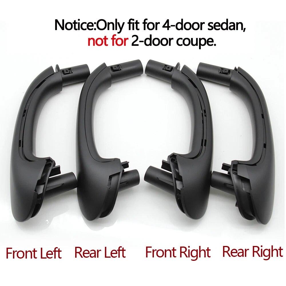 Car Interior Door Handle with Outer Cover Assembly Replacement For Mercedes Benz W203 C Class Sedan 2000-2007