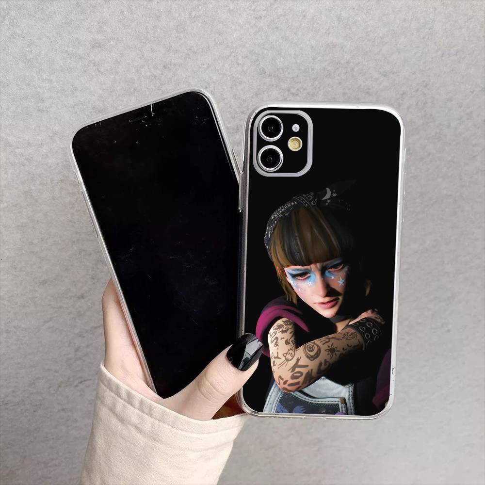 

L-Lost R-Records Bloom Rage Phone Case For iPhone17,16,15,14,13,12,11 Plus,Pro Max Soft Transparent Cover iPhone17air