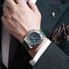 Męski zegarek mechaniczny z automatycznym naciągiem, wielofunkcyjny kalendarz na tarczy, modny sportowy zegarek na rękę dla mężczyzn