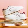 Anta Life Collection Waterproof, Lightweight, And Breathable Low top Skateboard Shoes Women's White Red Sneakers 922538041-3