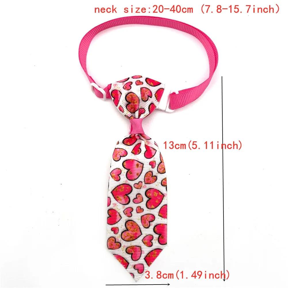 50/100pcs Valentine's Day Pet Dog Bow Tie Accessories Pet Supplies Small Dog Cat Bowtie Collar Puppy Accessories for Small Dog