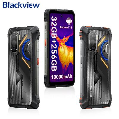 Blackview ROCK 3 Dış Mekan Akıllı Telefon 32GB+256GB Termal Görüntüleme Kamerası 10000mAh Cep Telefonu