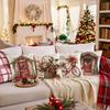 New Christmas Printed Cushion Covers Home Sofa Decoration Cushion Covers Bedroom Cushion Covers