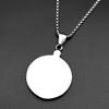 Tetragrammaton Je Hebrew Pendant Necklace for Women Men Stainless Steel Silver Star Pentagram Talisman Chain Jewelry Gift