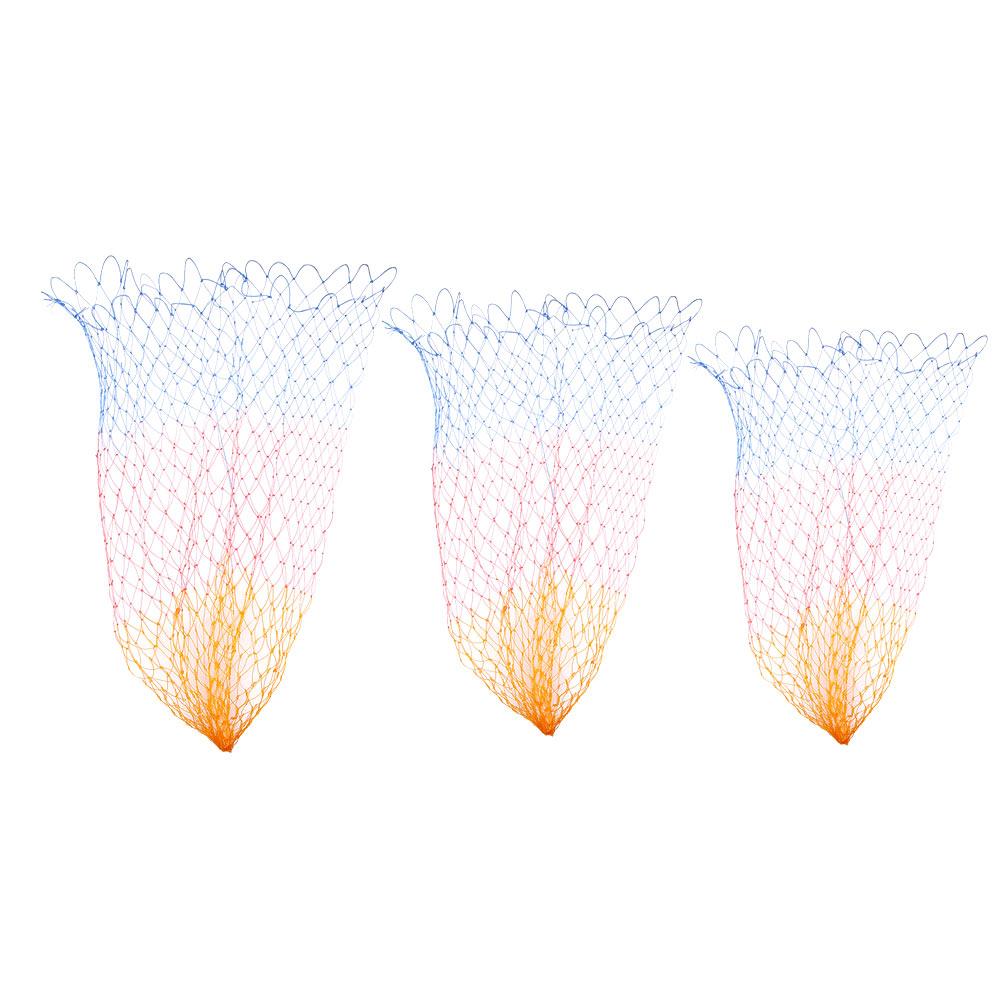 High Quality Fishing Tackle Depth Folding Dip Net Fishing Nets Collapsible Rhombus Mesh Nylon