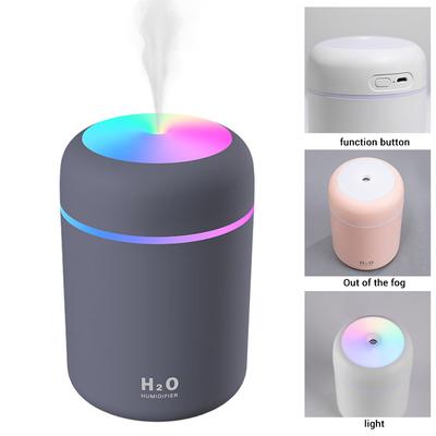 300 ml mini USB gaisa mitrinātājs ar nakts gaismas miglas mitrinātāju Gaisa mitrinātājs istabas biroja galdam