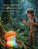 USB Rechargeable Silicone Mushroom Night Light for Kids