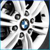 4Pcs 60MM Car Wheel Center Hub Cap Car Accessories For BMW M Performance 1 3 5 7 Series M3 M4 M5 M6 X1 X3 X5 X6 X7 E30 E34 E36 E39 E4