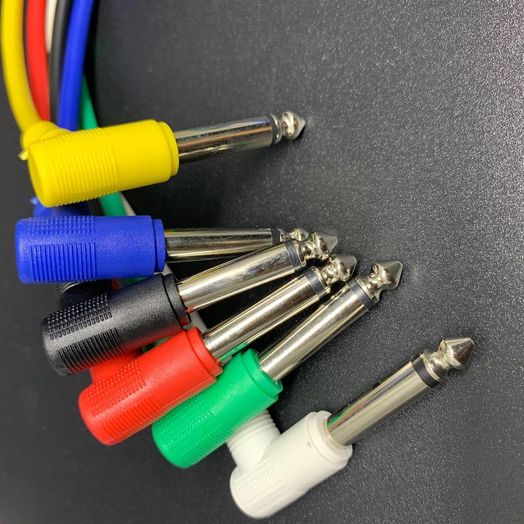 15/30cm Shielded Noise Reduction Guitar/Bass Pedal Patch Cable