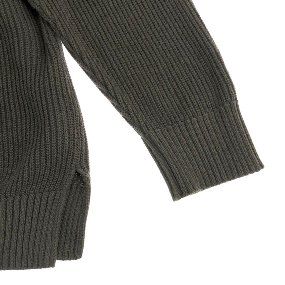 Subciety made in Japan Long sleeve knit L khaki sweater Men's Used