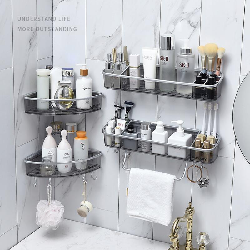 Double Corner Bathroom Shower Shelf