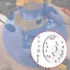 Durable Transparent Router Base Plate With 1.18inch Precisely Drilled Hole For Enhances Woodworking Accuracy Tool
