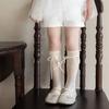 1 Pair Lace Trim Lace Socks Thin Material Lolita Socks Cute Style Slouch Socks  Casual Wear