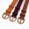 Casual Suede Leather Belt Trendy Business Waist Strap Women Trouser Dress Belts  Gifts