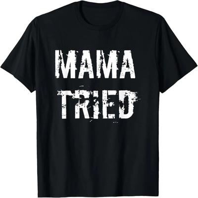 Mama Tried VINTAGE Distressed Shirt Retro Outlaw Music Shirt T-Shirt