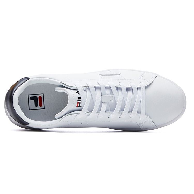 FILA Stride Non-Slip Breathable Low-Top Skate Shoes Men sneakers White Blue F12M114313FWN