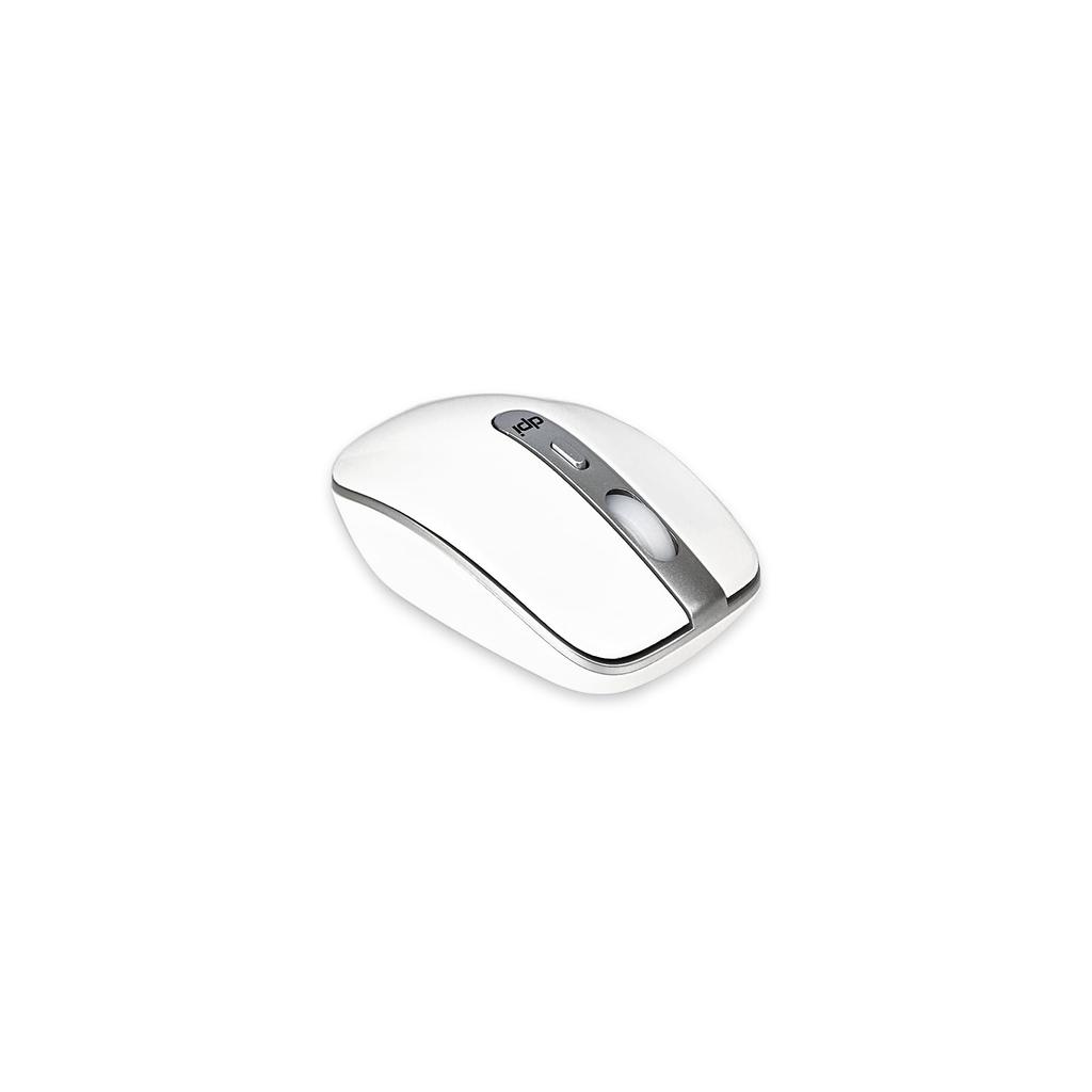 Unique Wireless Optical Silent Mouse with DPI Switch White Inc. 2.4GHz Mouse, 4-Button Button, 1600dpi, FM314GWH,