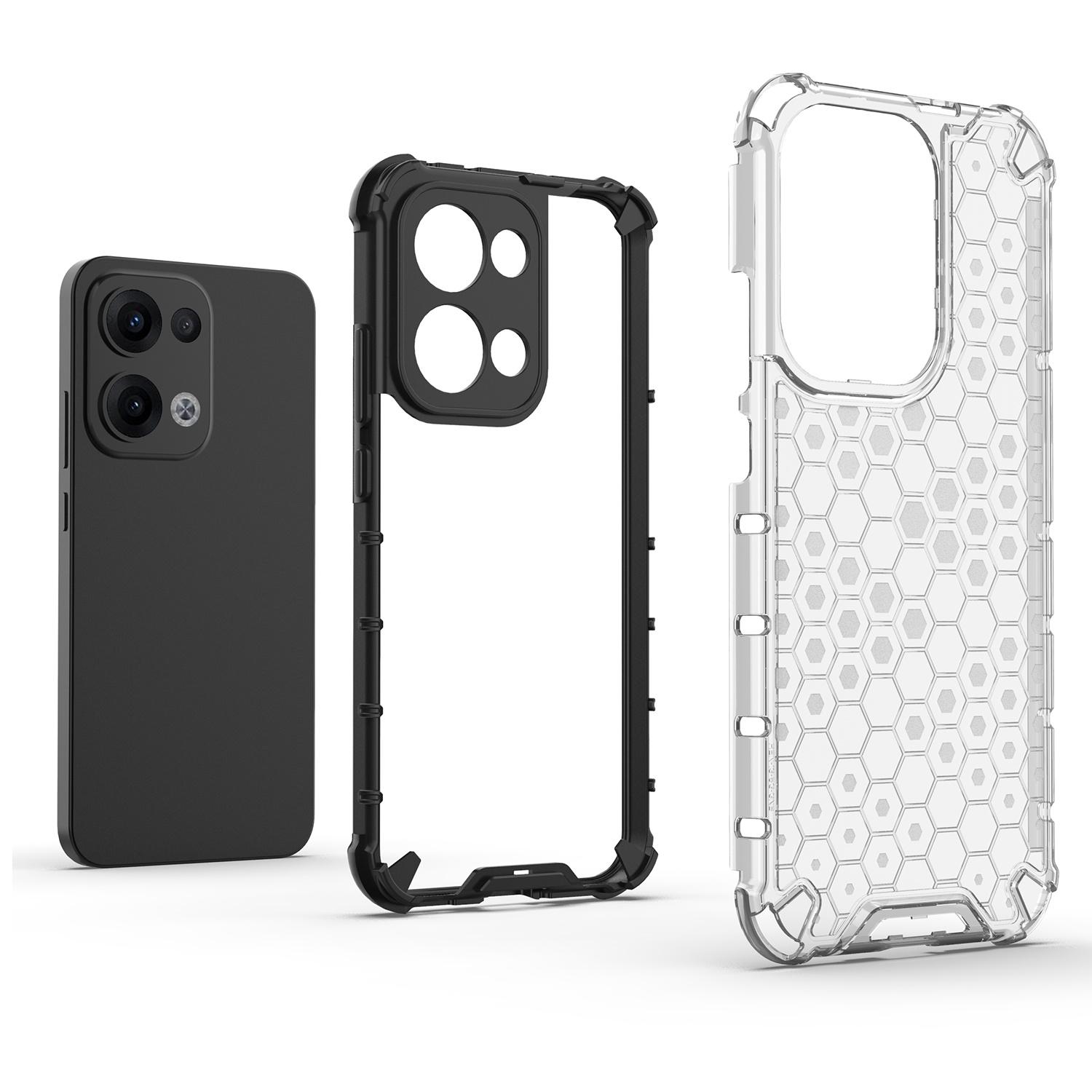 

Для Oppo Reno13 5G (Глобальний) Чохол для телефону PC+TPU у формі соти Green