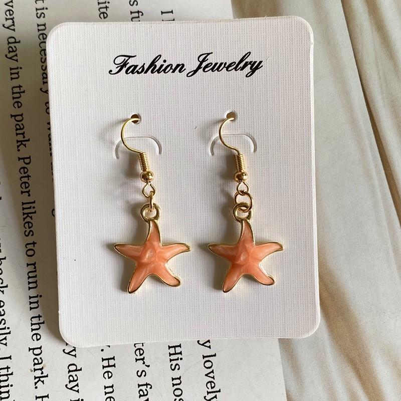 Lovely Starfish Necklace for Women Girl White Blue Black Pink Color Fashion Choker Necklace Gift For Friend Jewelry