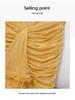 Elegantes Fischgräten-Netzkleid im französischen Stil: Eng anliegendes Abendkleid mit Trägern