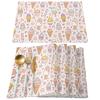 Cartoon Ice Cream Snowflake Tablecloth Holiday Decor Waterproof Rectangular Tablecloths Wedding Decor Table Cover