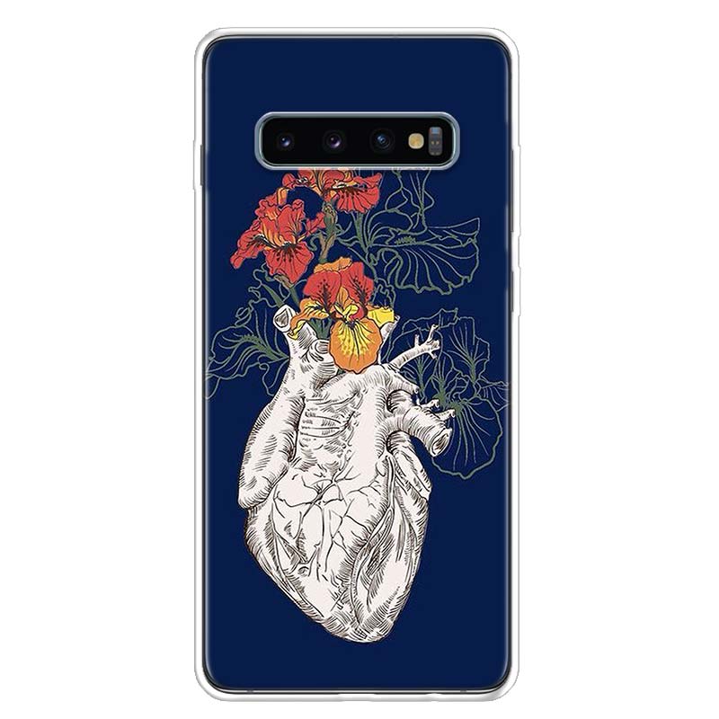 Human Anatomy For Samsung Galaxy S25 S24 S23 S22 Ultra Phone Case S21 Plus S20 FE S10 + S25Edge Fundas Cover Galaxy S25 S24 S23