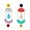 Fully Managed Acrylic Stud Earrings, Personality Funny Eyes Cat Geometric Earrings Earrings