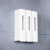 Double Head Wall-mounted Manual Soap Dispenser Shampoo Hotel Household Bathroom Punch-free Soap Dispenser 400ML Large Capacity