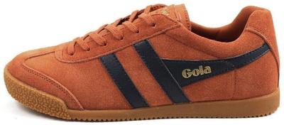 Gola Harrier Suede Sneakers (CMA192) Red/navy/khaki