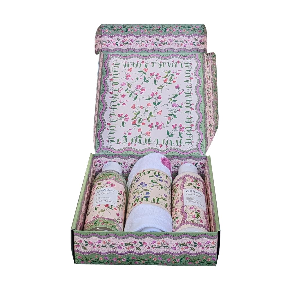 

Комплект полотенец для ванны и душа Cath Kidston Комплект полотенец для ванны и душа Sweet Pea(200мл+200мл+1шт)