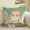 Manga All SSaints SStreet Square Sofa Pillow Cover Solid Color Living Room Home Decor Cushion Case