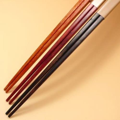 Thin and Durable Dishwasher Safe, Can Be Sterilized with Boiling Water (vermilion) 23.5cm Thin Chopsticks, Extra Thin