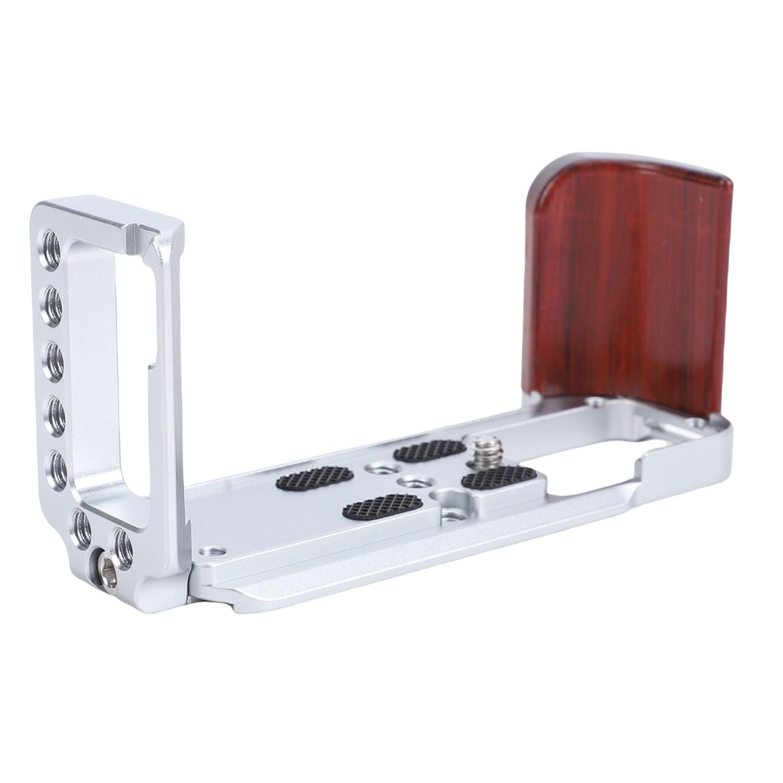 L-образная рукоятка для камеры XT30 XT30II XT10 XT20 из алюминиевого сплава, L-образная рукоятка с деревянной ручкой, быстросъемная пластина