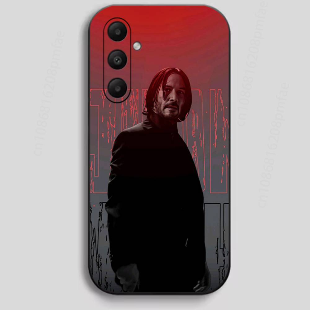 Cool J-John Wick Phone Case for Samsung Galaxy A73,23,53,33,24,72,22,52,32,54,A34 Soft Cover 19 Samsung A70