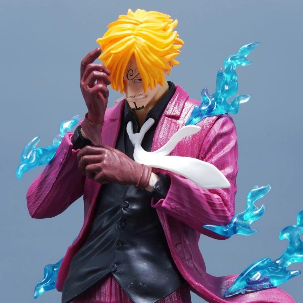 24cm/9.45in Anime Figure Sanji Action Figures Pvc Statue Desktop Ornamen Collection Model Toys Gifts ONE PIECE Poseable Articulated Scale Detailed