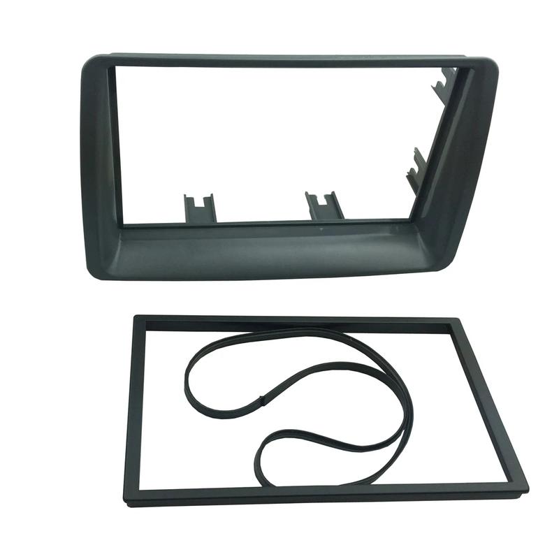 Double 2 Din Fascia for FIAT Panda (169) 2003-2012 Radio CD DVD Stereo Panel Dash Mount Tallation Trim Kit Frame Plate Bezel