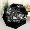 Dark Moth Symbol Tattoo Design StickerUmbrella, Portable 3-Fold Umbrella for Men & Women,Christmas Gift ES274