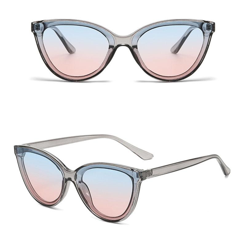 Vintage Cat Eye Sunglasses Women Men Luxury Designer Sun Glasses Punk Retro Hip Hop Shades UV400 Protection