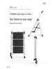 Multi-Functional Telescopic A-Frame Ladder: Indoor Folding Ladder with 3-4 Steps, Thickened for Stability.