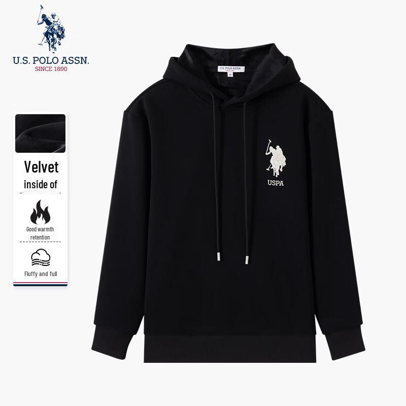U.S. POLO ASSN. Men s Fleece-Lined Hooded Sweatshirt XL