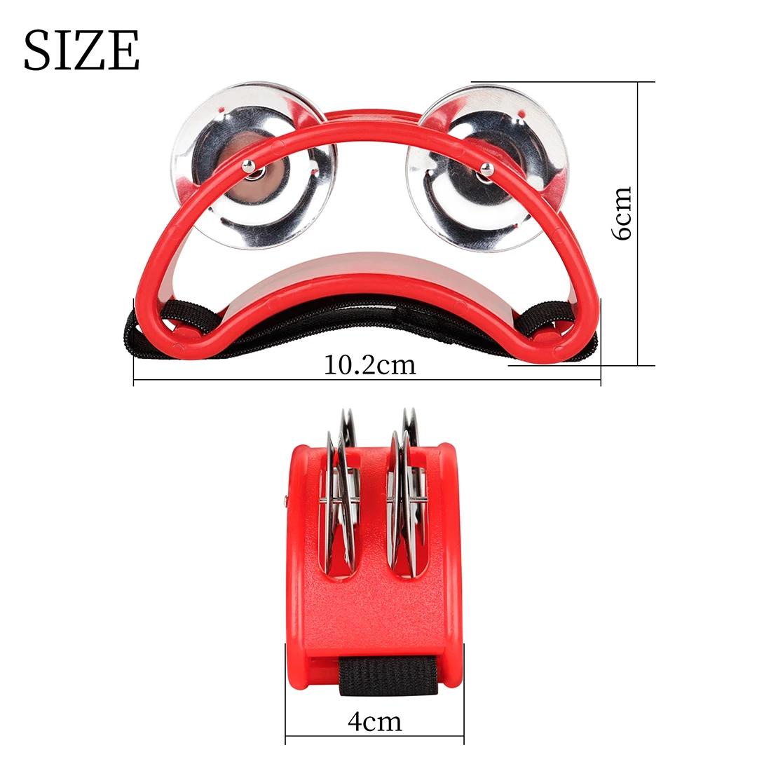 

IRIN Foot Bell Cajon Box Drum Foot Tambourine Companion Jingle Orff Percussion Instrument Child Enlightenment Music Toy Gifts