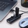 Fast Data Transfer USB Splitter 4-port USB 2.0 Hub with Plum-shaped Pocket Shape